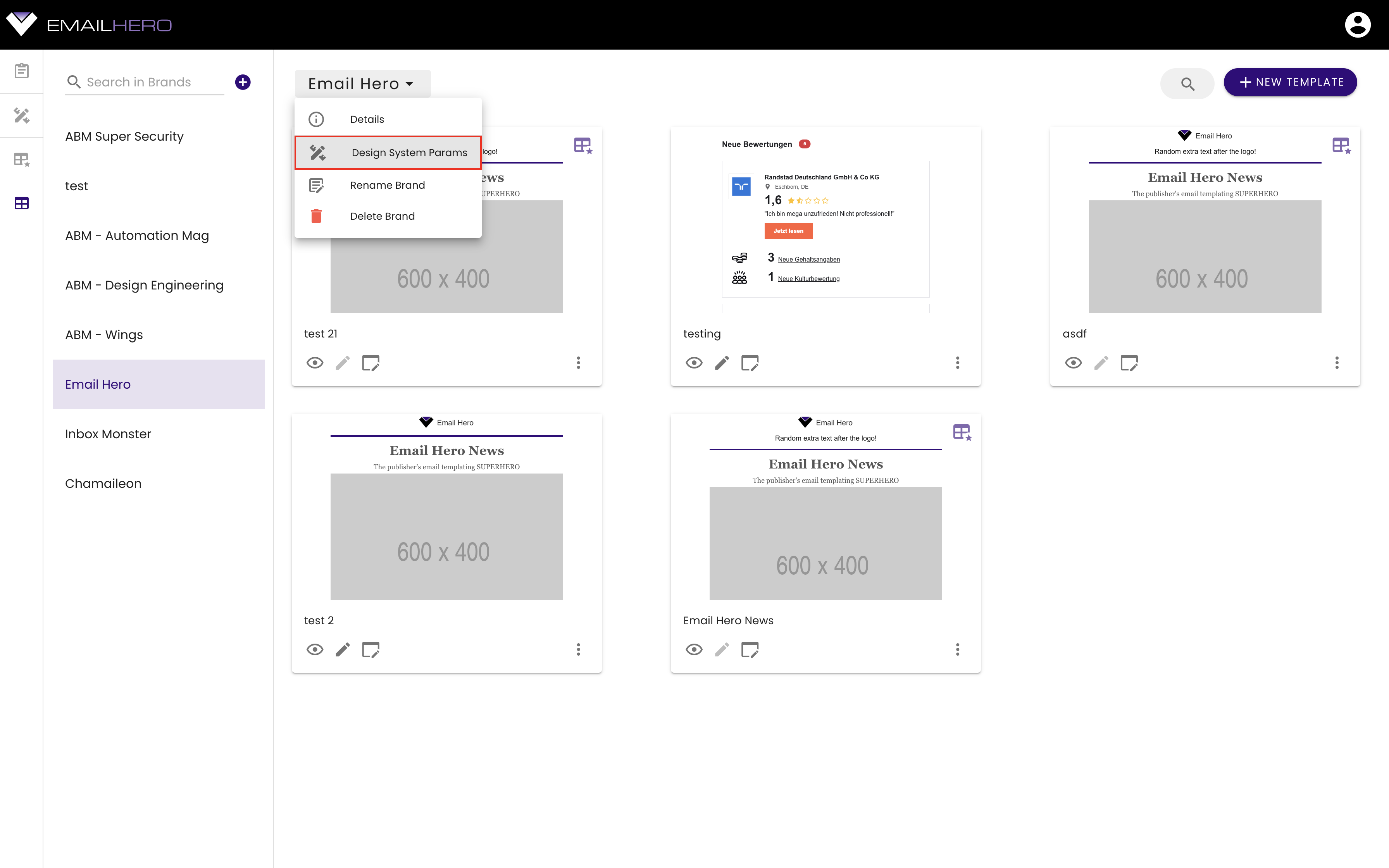 Brand - Design System Params - Open