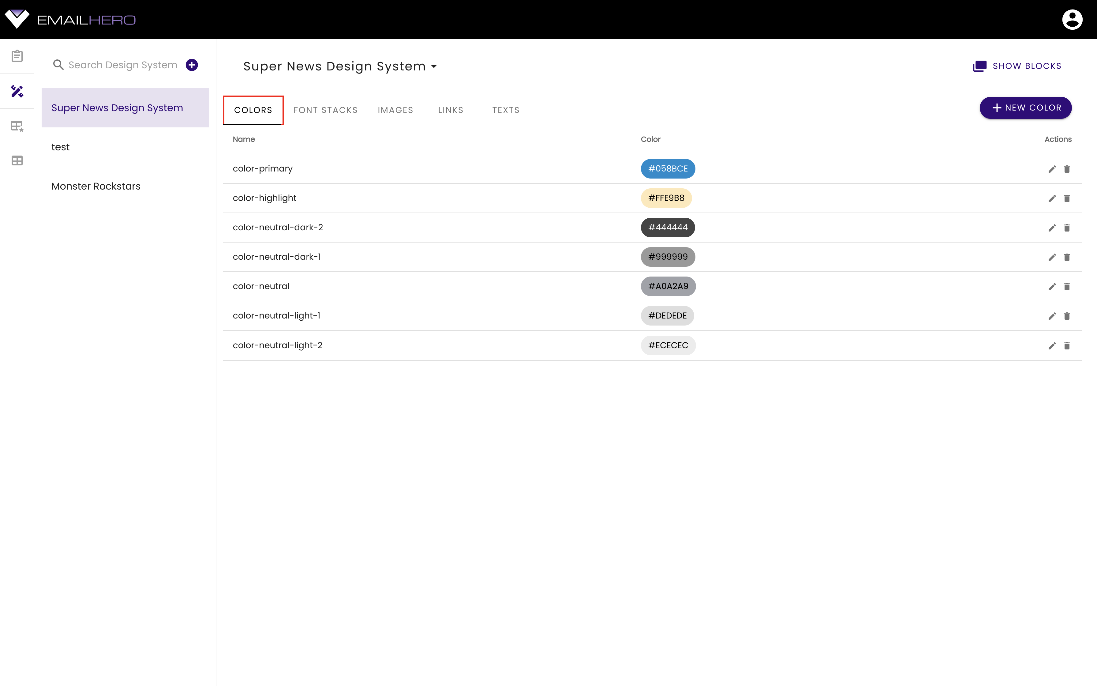 Design Systems - Variables - Colors