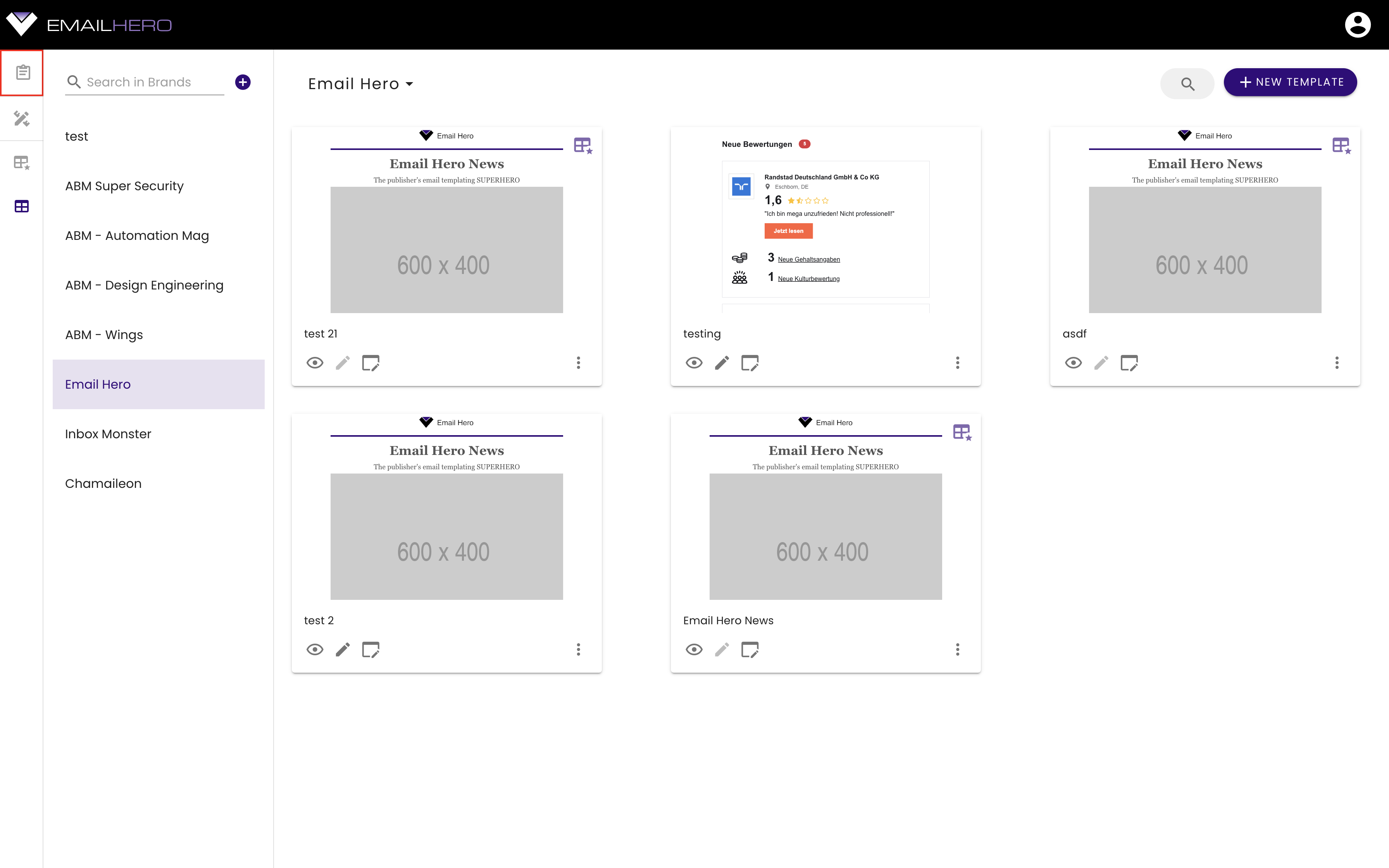 Navigation sidebar - audit logs